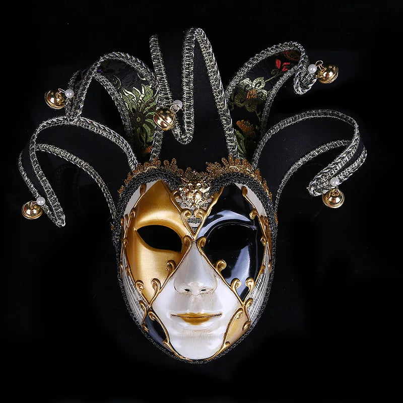 Zarte handwerk bemalte Maskerade Maske Frauen Party Halloween Performance Venezianische Stilmaske Volles Gesichtsraum Dekorationen