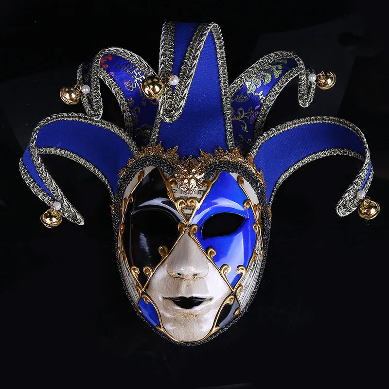 Zarte handwerk bemalte Maskerade Maske Frauen Party Halloween Performance Venezianische Stilmaske Volles Gesichtsraum Dekorationen