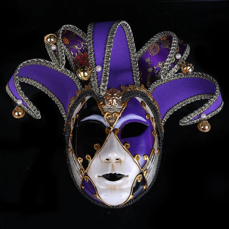 Zarte handwerk bemalte Maskerade Maske Frauen Party Halloween Performance Venezianische Stilmaske Volles Gesichtsraum Dekorationen