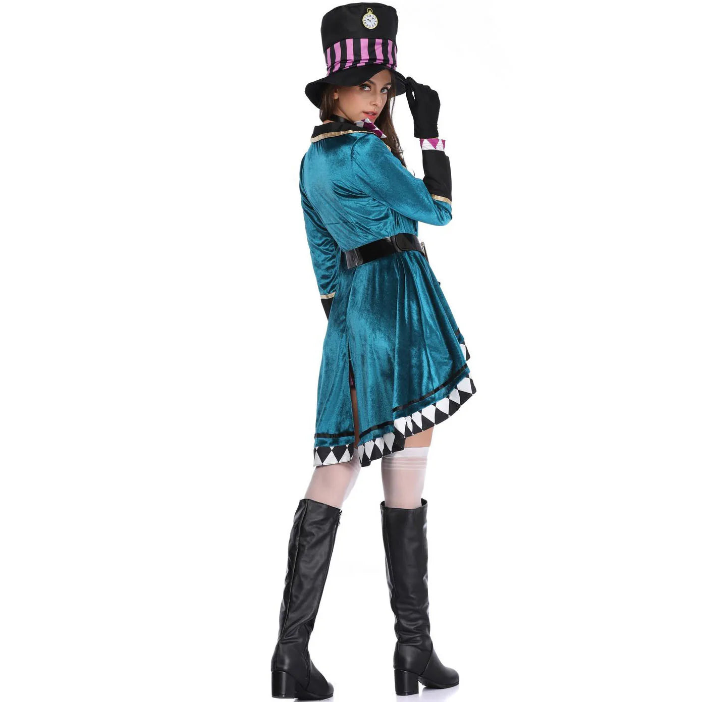 Halloween -Kostüm für Frauen Cosplay Circus Magier Rollenspiele Bühnen -Outfit Performance Holiday Party Outfits