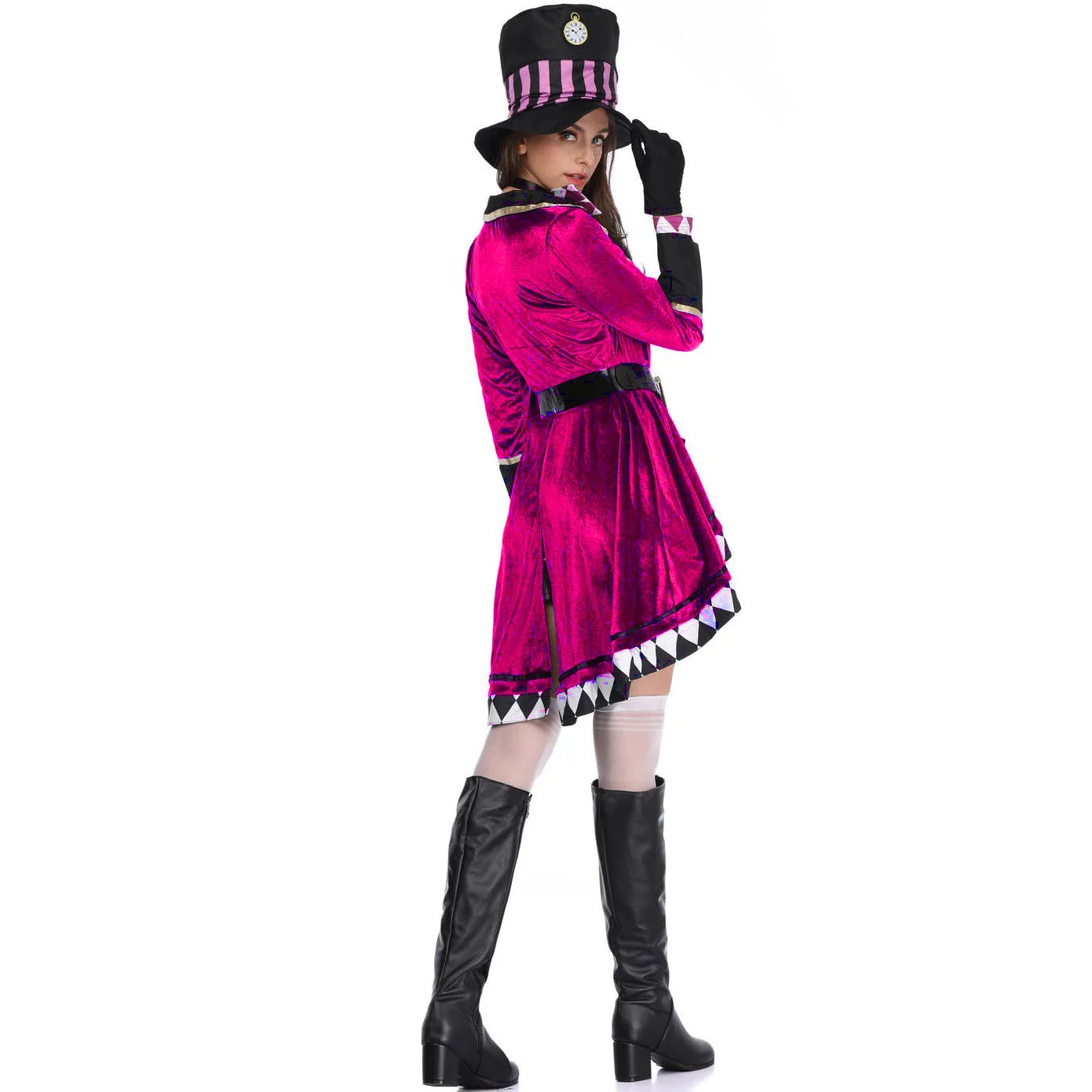 Halloween -Kostüm für Frauen Cosplay Circus Magier Rollenspiele Bühnen -Outfit Performance Holiday Party Outfits