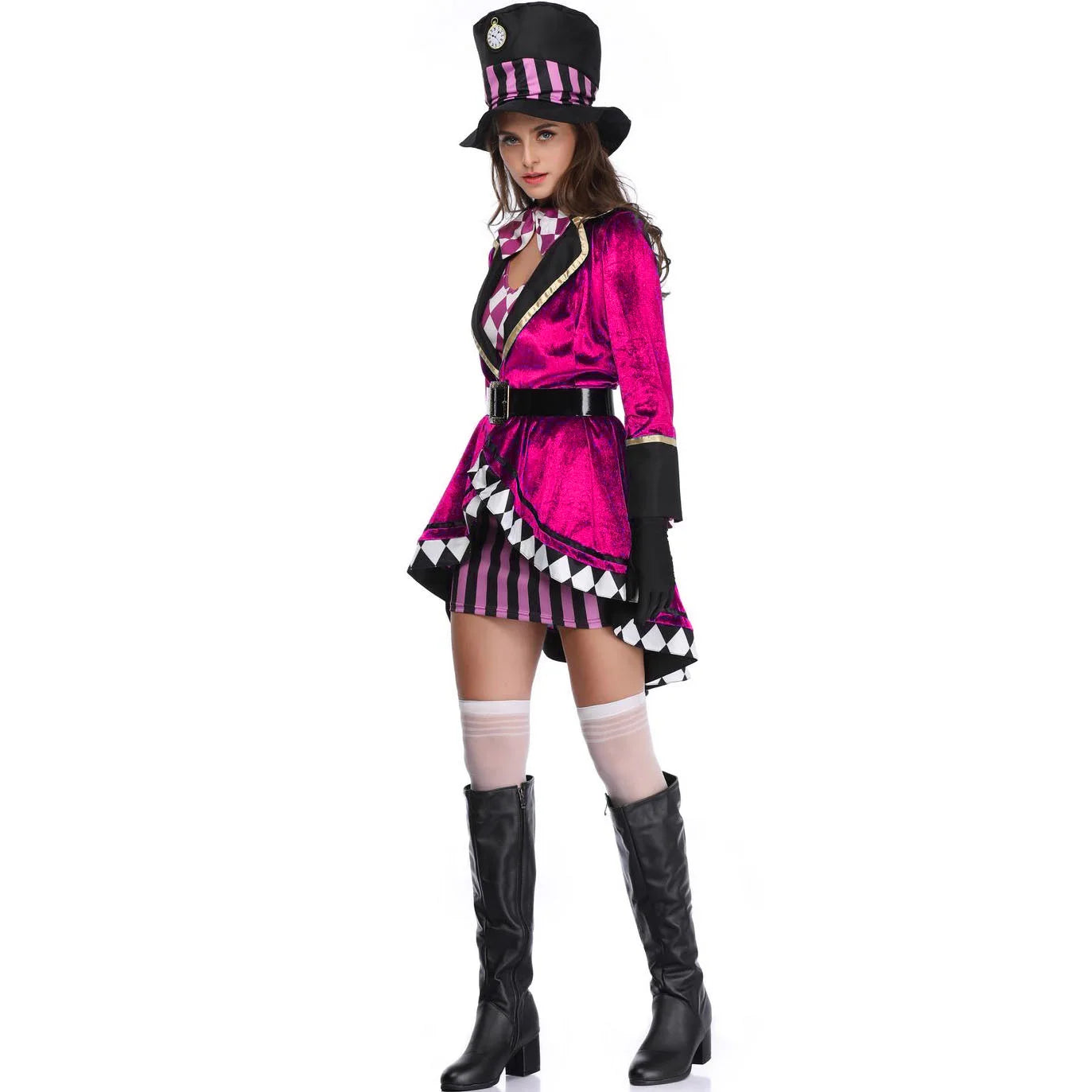 Halloween -Kostüm für Frauen Cosplay Circus Magier Rollenspiele Bühnen -Outfit Performance Holiday Party Outfits