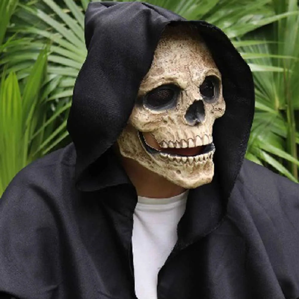 Horror Zombie Zerfetzte Kapuzenumhänge Unisex Halloween Geist Dementoren Cosplay Kostüm Tag der Toten Party Requisiten Umhänge